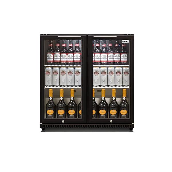 Double Door Bar Fridge (Commercial) - manspaces.co.uk - Beer & Bottle Cooler (Commercial)