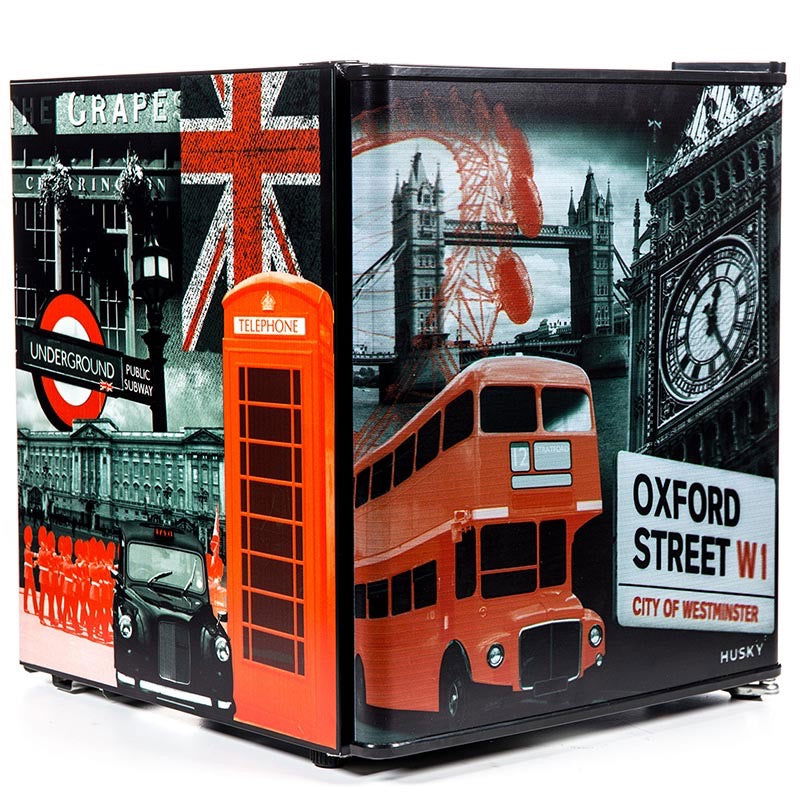 London Mini Fridge - manspaces.co.uk - Husky London Mini Fridge