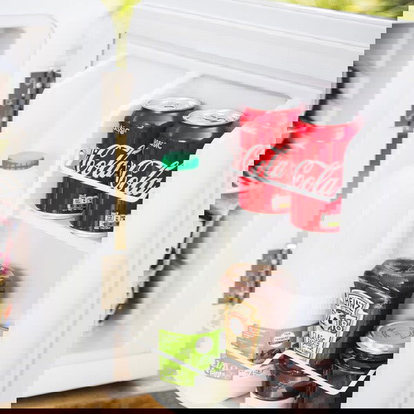 Retro Mini Fridge – White - manspaces.co.uk -