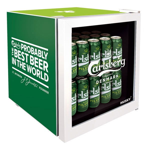 Carlsberg Drinks Mini Fridge - manspaces.co.uk  - Husky Carlsberg Drinks Cooler