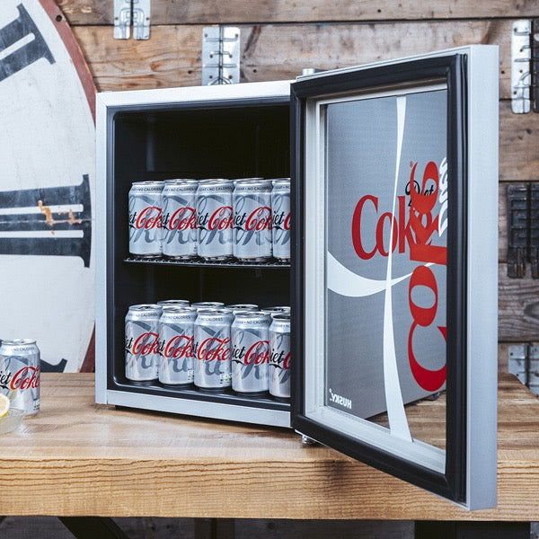 Diet Coke Drinks Mini Fridge - manspaces.co.uk  - 