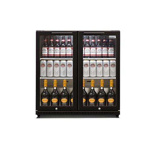 Double Door Bar Fridge (Commercial) - manspaces.co.uk  - Beer & Bottle Cooler (Commercial)