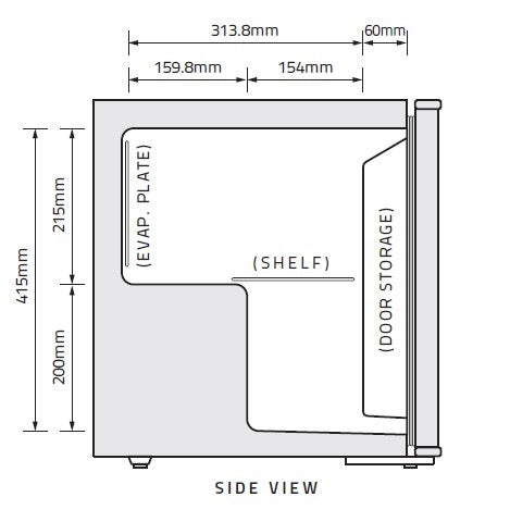 London Mini Fridge - manspaces.co.uk  - 