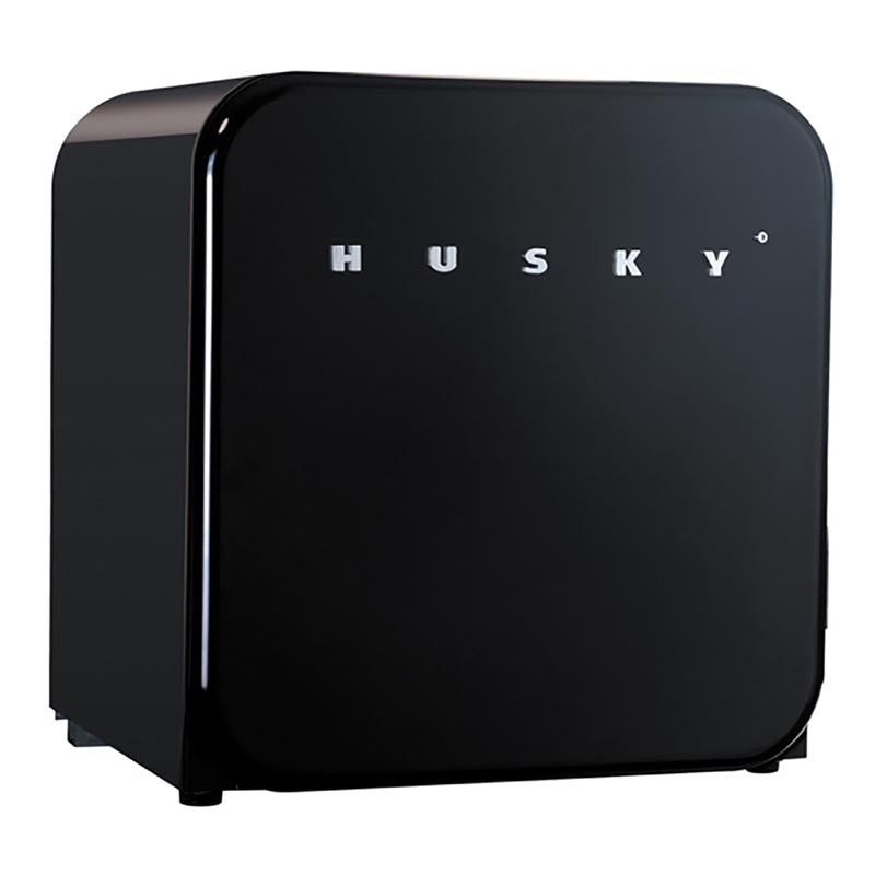 Retro Mini Fridge – Black - manspaces.co.uk  - Husky Retro Mini Fridge