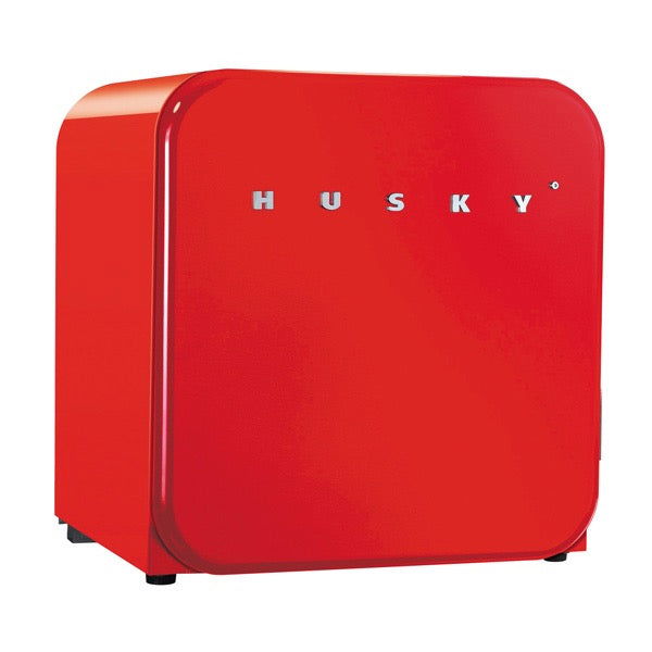 Retro Mini Fridge – Red - manspaces.co.uk  - Husky Retro Mini Fridge