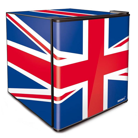 Union Jack Flag Mini Fridge - manspaces.co.uk  - Husky Union Jack Flag Mini Fridge