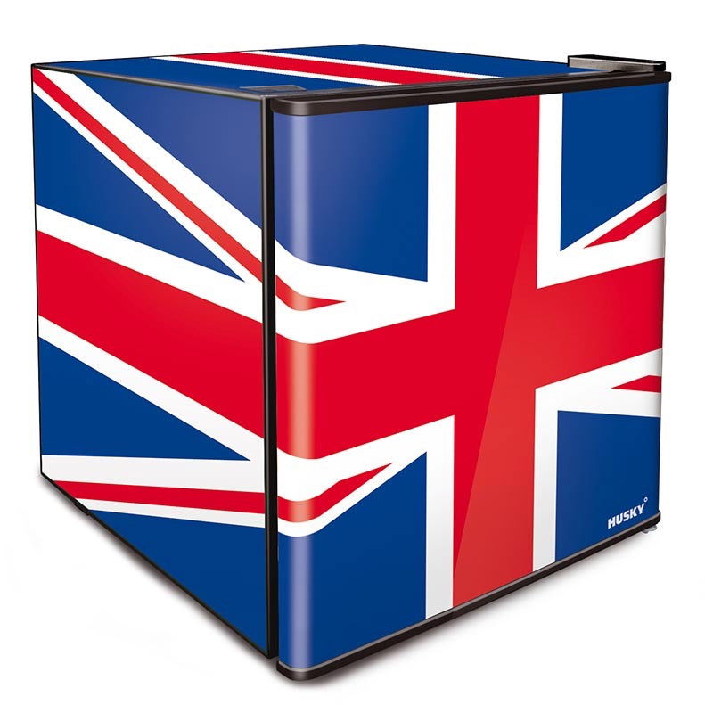 Union Jack Flag Mini Fridge - manspaces.co.uk  - 